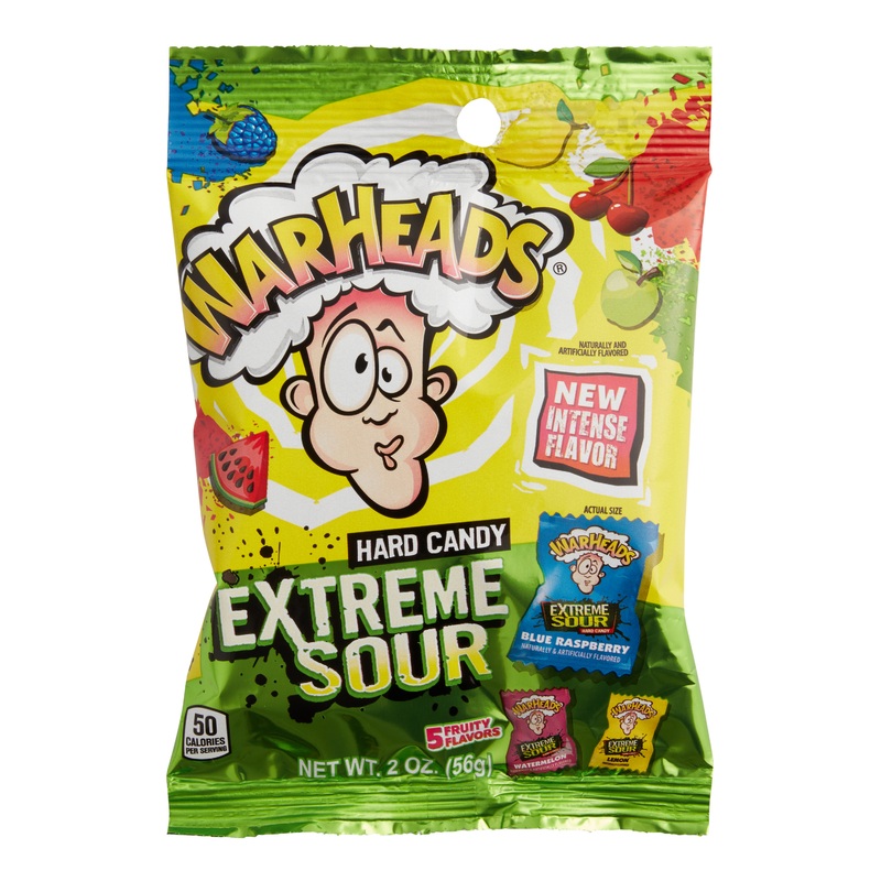 Warheads Extreme Sour Hard Candy Set of 3