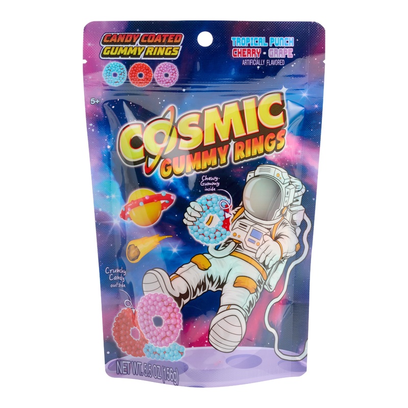 Cosmic Candy Coated Gummy Rings