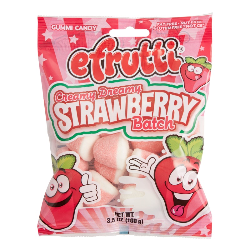 Efrutti Creamy Dreamy Strawberry Batch Gummy Candy