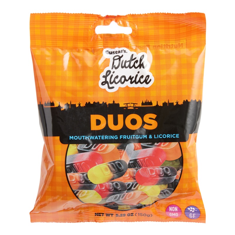 Gustaf’s Dutch Licorice and Fruitgum Duos