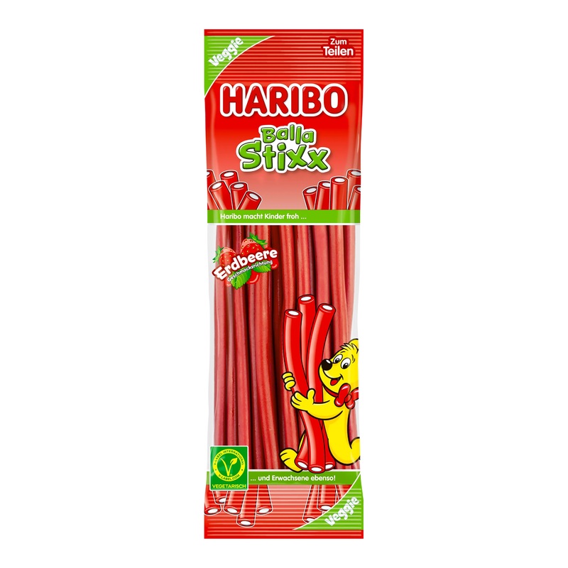 Haribo Balla Stixx Strawberry Gummy Candy