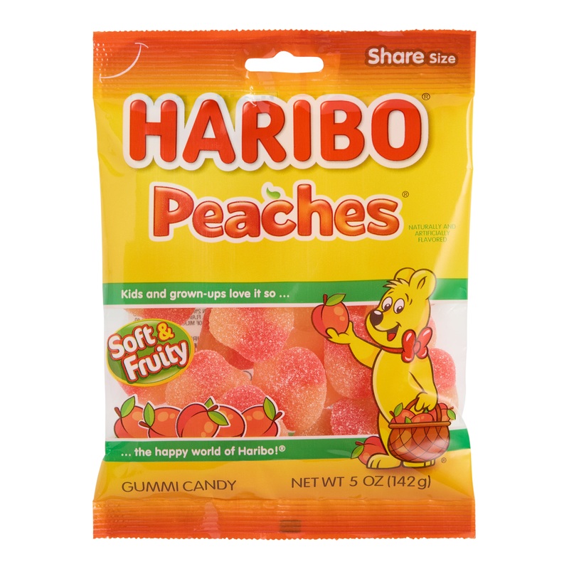 Haribo Peaches Gummy Candy