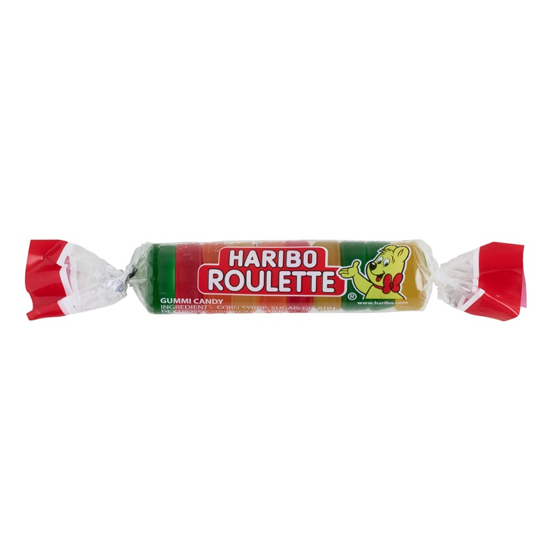 Haribo Roulette Gummy Candy Roll