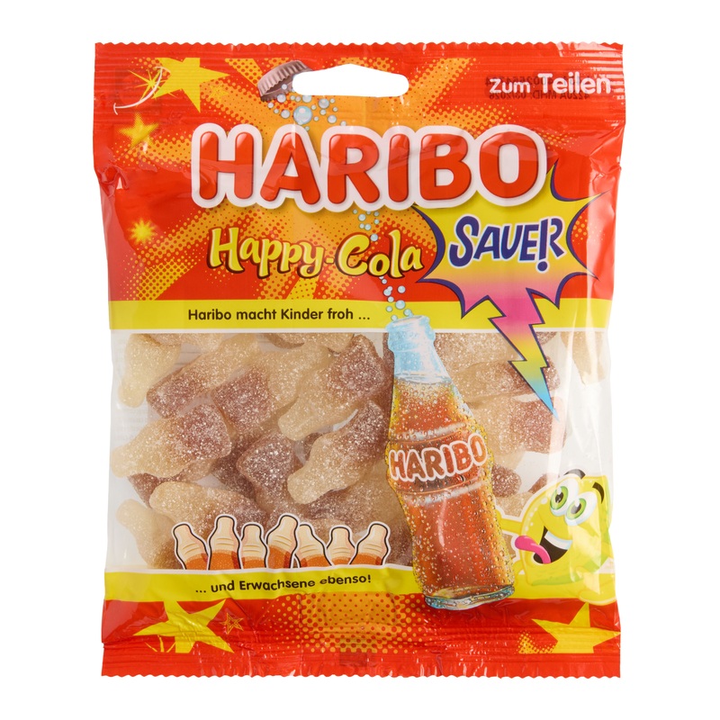 Haribo Sour Happy Cola Gummy Candy