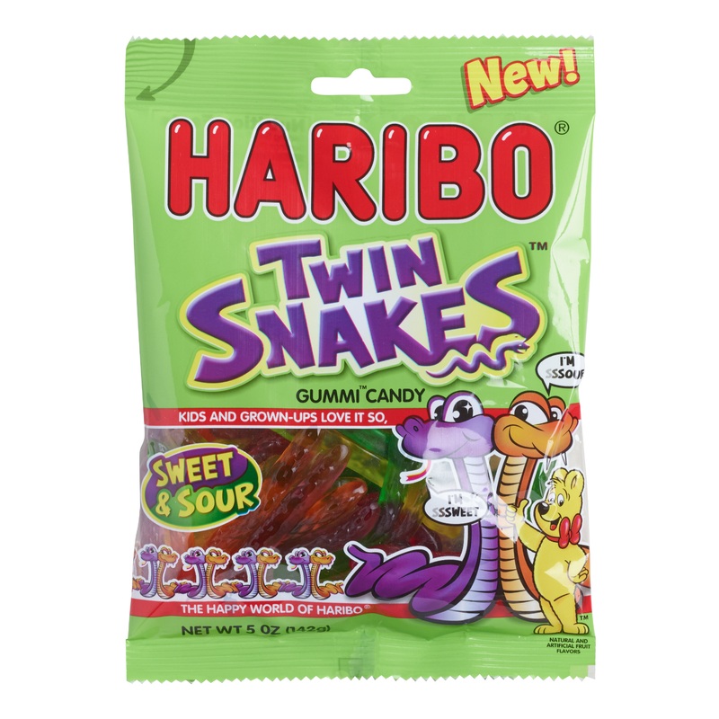 Haribo Twin Snakes Gummy Candy