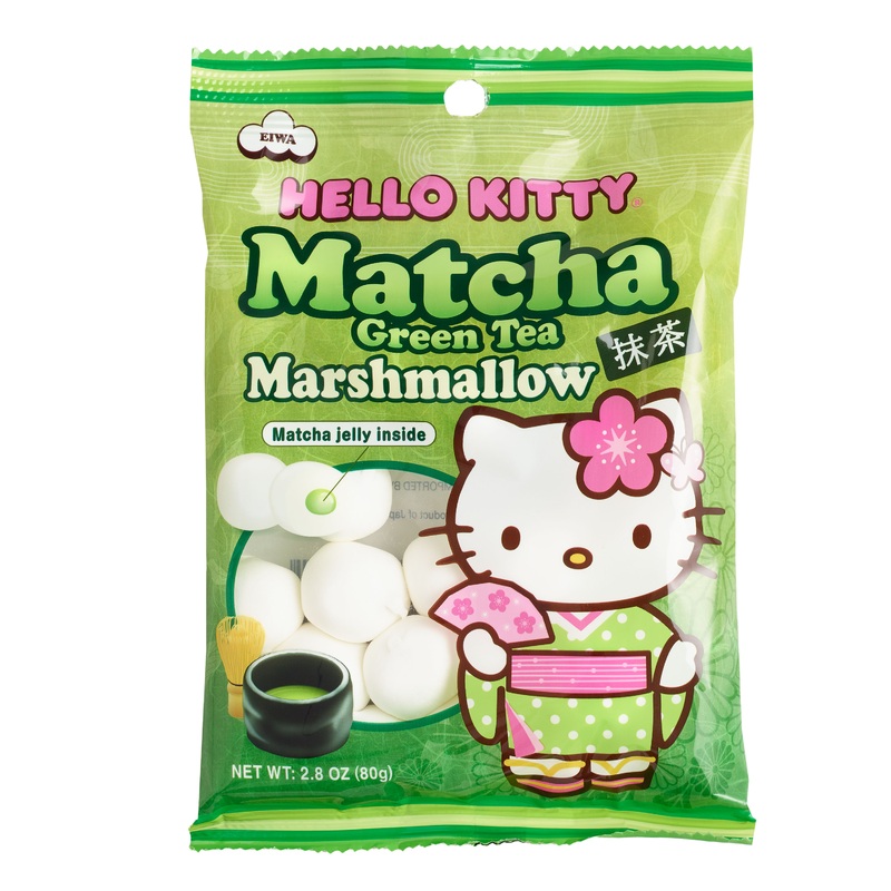 Hello Kitty Matcha Marshmallows