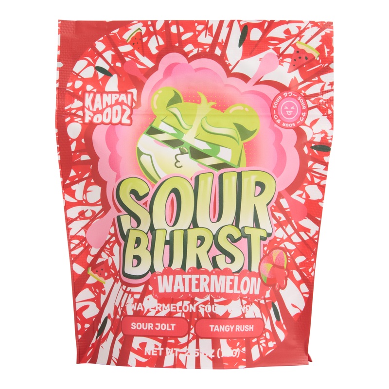 Kanpai Foodz Sour Burst Watermelon Gummy Candy