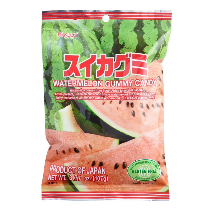 Kasugai Watermelon Gummy Candy Set of 2