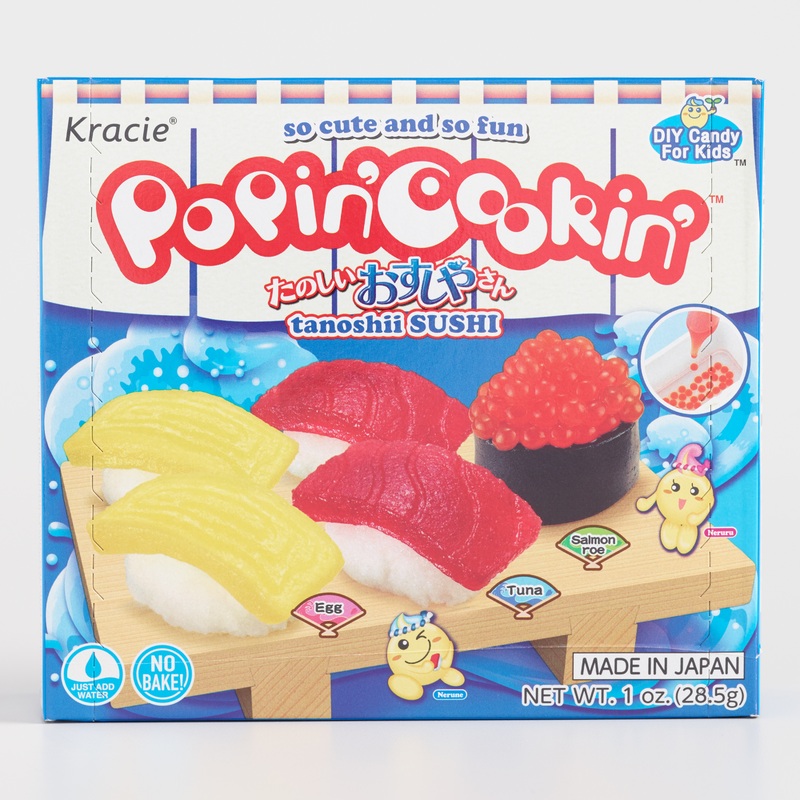 Kracie Popin Cookin Gummy Candy Sushi Making Kit Set of 5