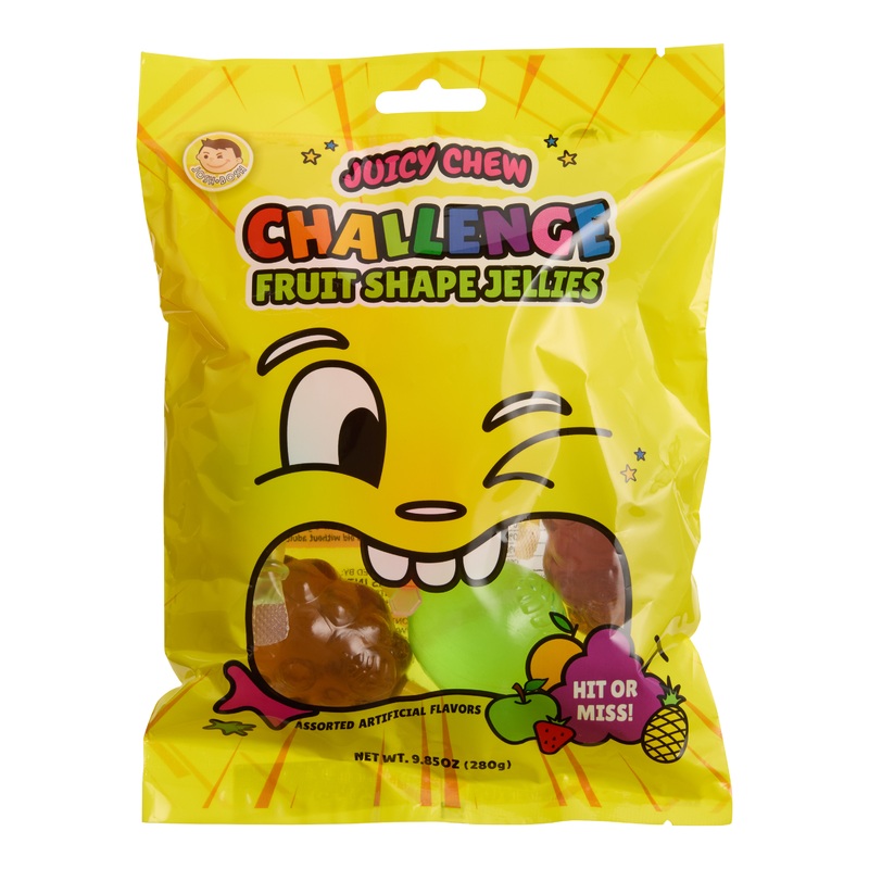 Pocas Juicy Chew Challenge Fruit Shaped Jellies