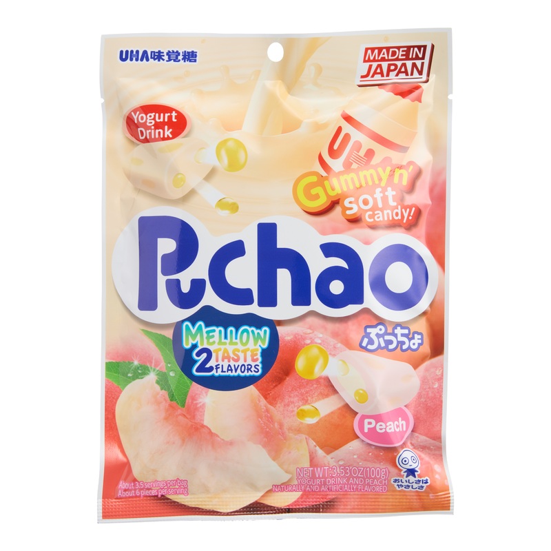 Puchao Peach and Yogurt Gummy Candy