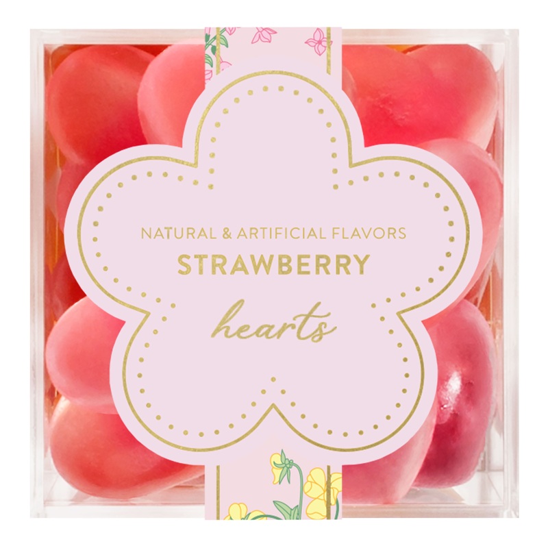 Sugarfina Strawberry Hearts Gummy Candy