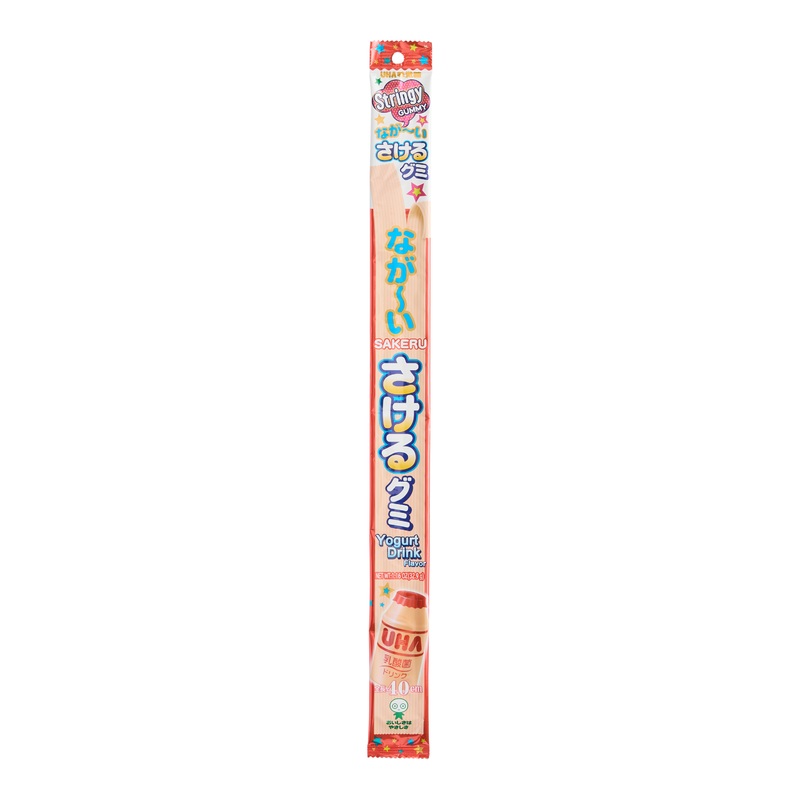 UHA Sakeru Long Stringy Yogurt Gummy Candy