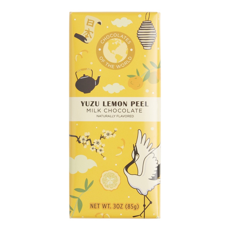 Chocolate Of The World Yuzu Lemon Chocolate Bar