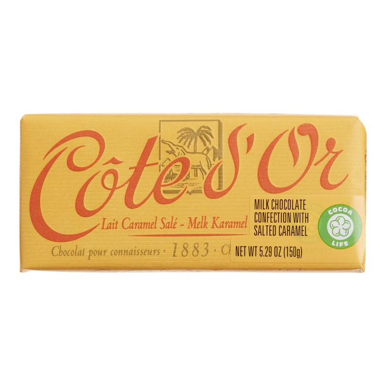 Cote D’Or Connoisseur Salted Caramel Milk Chocolate Bar
