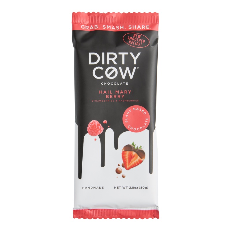 Dirty Cow Hail Mary Berry Vegan Chocolate Bar