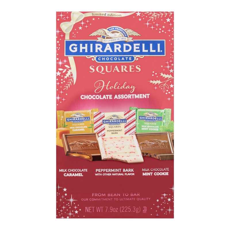 Ghirardelli Chocolate Squares Holiday Assortment Bag
