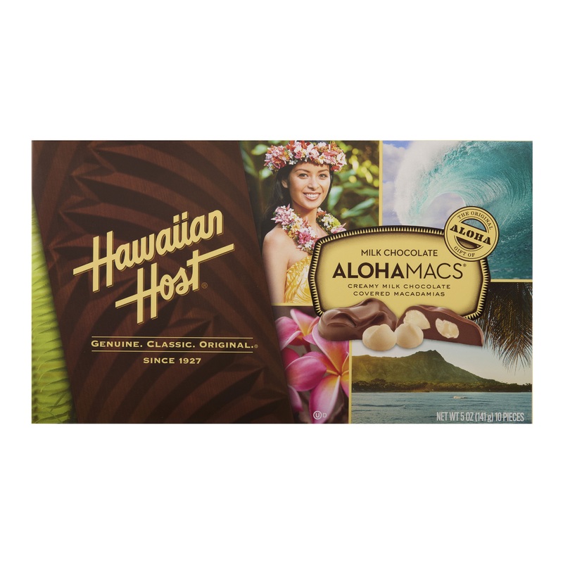 Hawaiian Host Original Chocolate Covered Macadamia Nuts Box