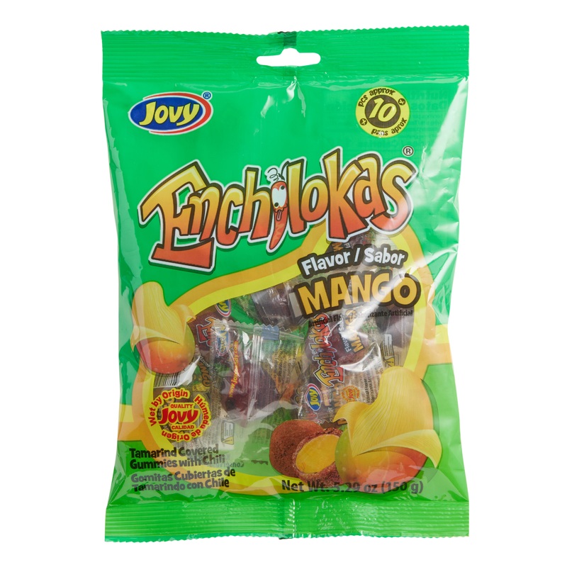 Jovy Enchilokas Mango Tamarind Chewy Candy Set Of 2