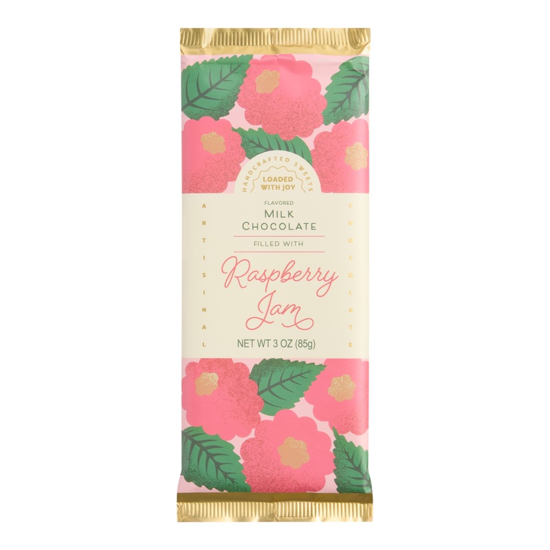 Joy Raspberry Jam Milk Chocolate Bar
