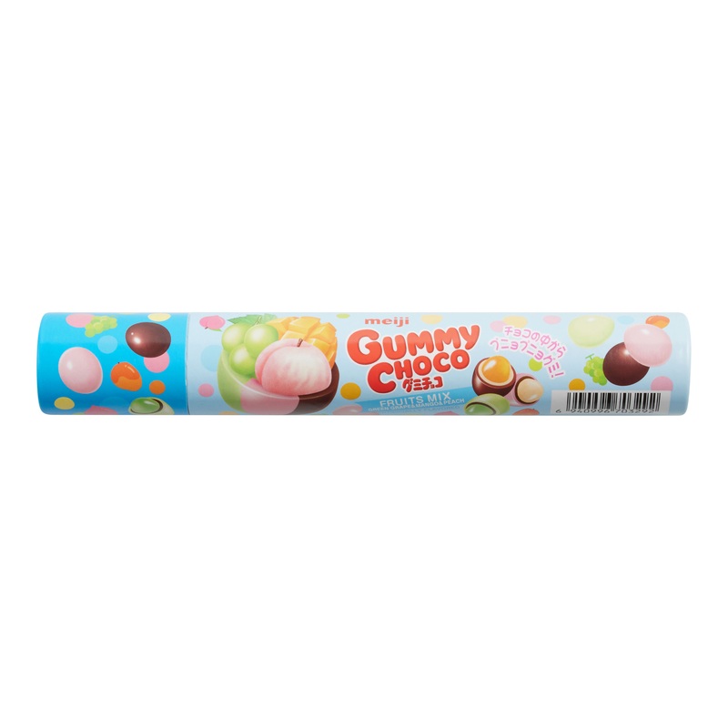 Meiji Mixed Fruit Gummy Choco Bites