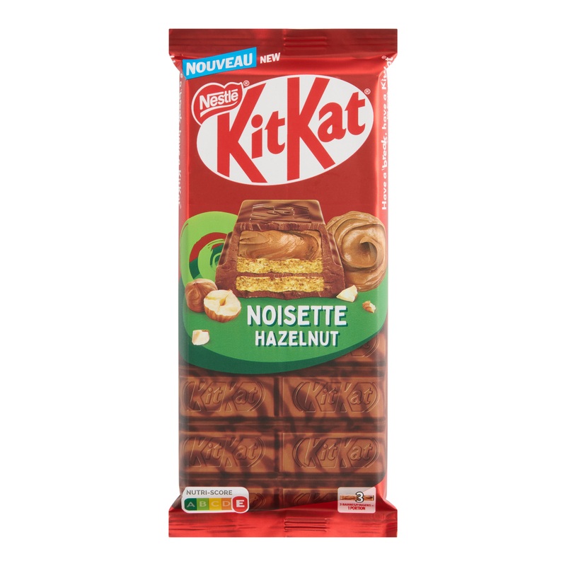 Nestle Kit Kat Hazelnut Milk Chocolate Wafer Bar