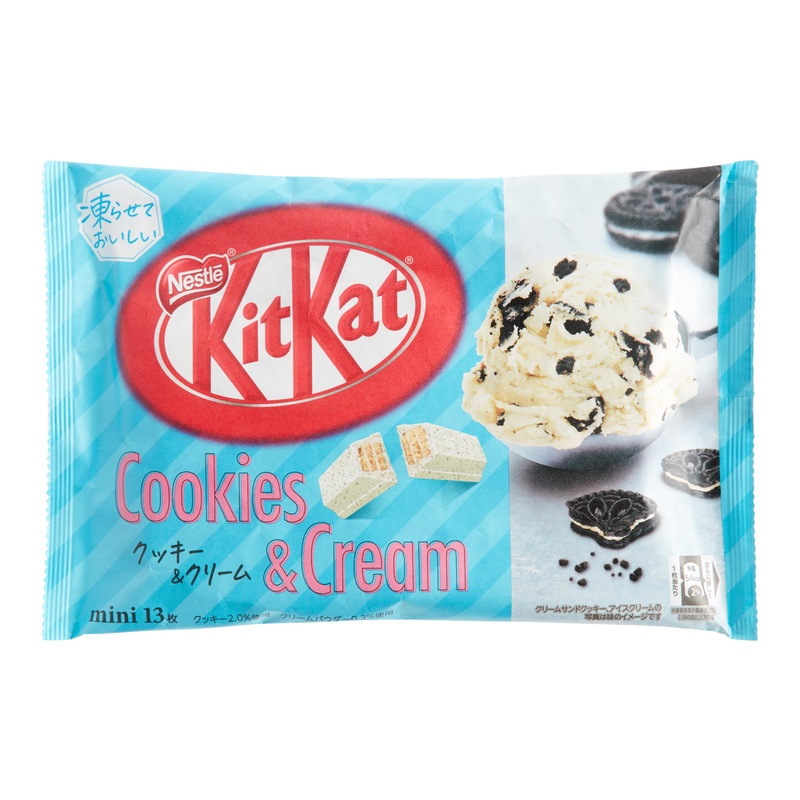 Nestle Kit Kat Mini Cookies & Cream Wafer Bars Bag