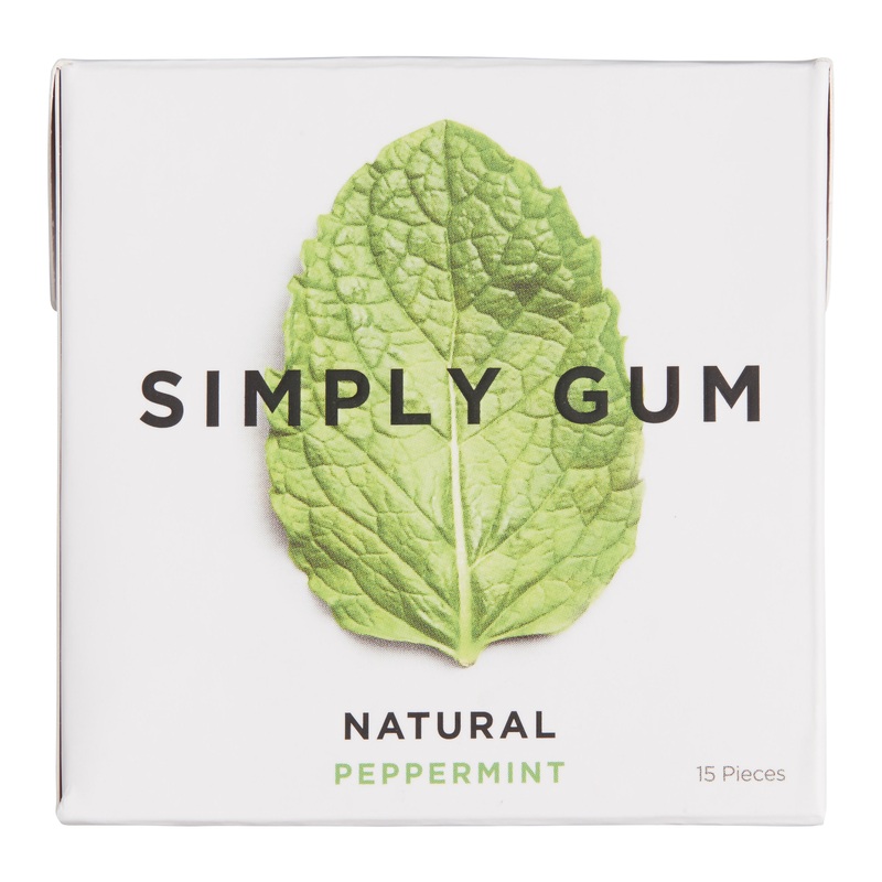 Simply Gum Peppermint Flavored Gum