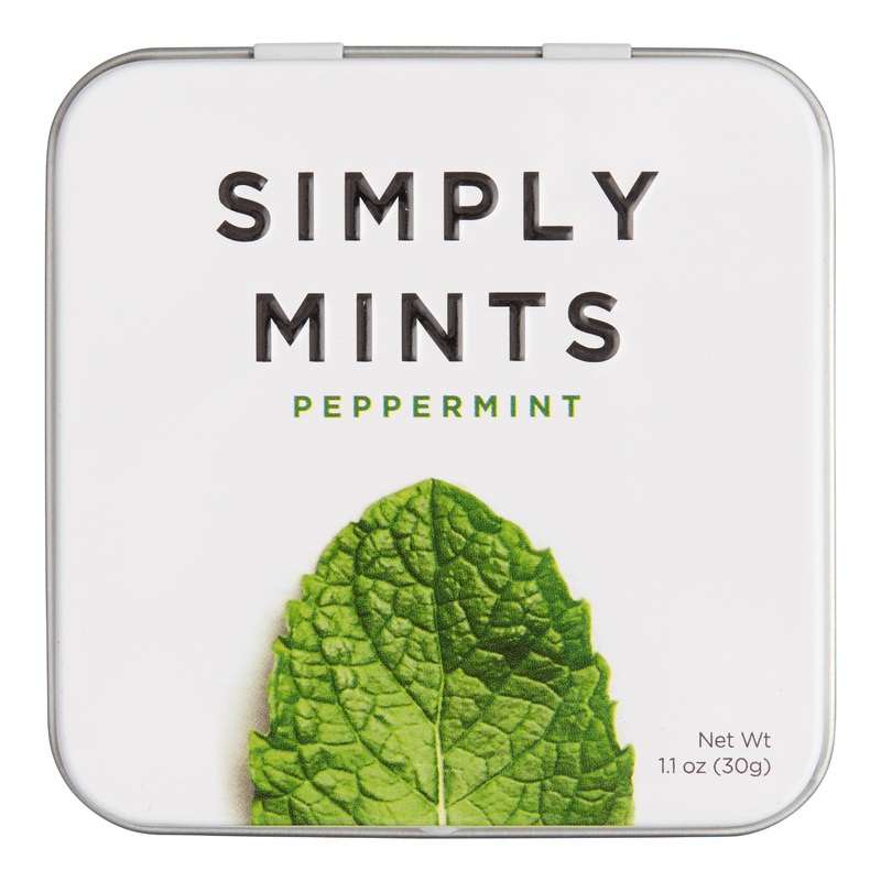 Simply Mints Peppermint Flavored Mints