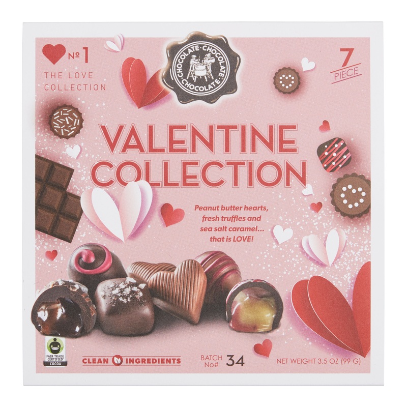 Valentine Collection Assorted Chocolates Box 7 Piece