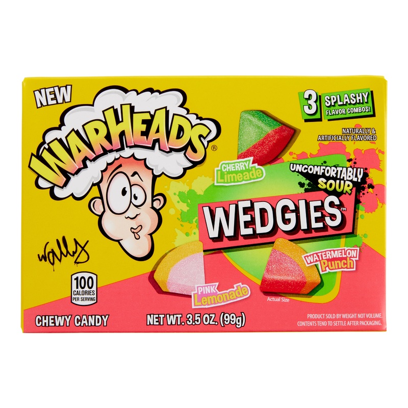 Warheads Wedgies Chewy Candy Theater Box