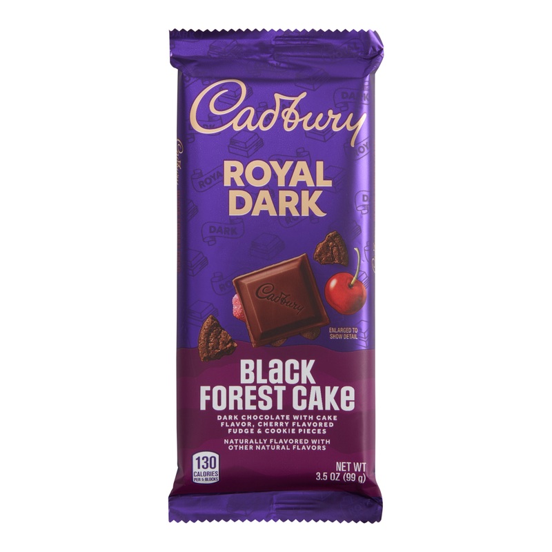 Cadbury Black Forest Cake Royal Dark Chocolate Bar