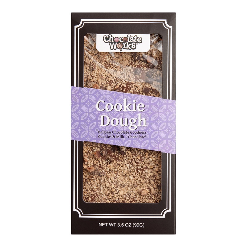 Chocolate Works Cookie Dough Milk Chocolate Bar