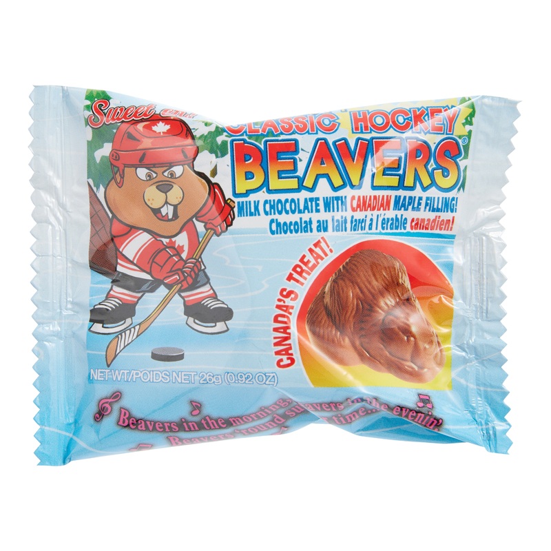 Dam Tasty Chocolate Maple Classic Hockey Beaver Set of 3