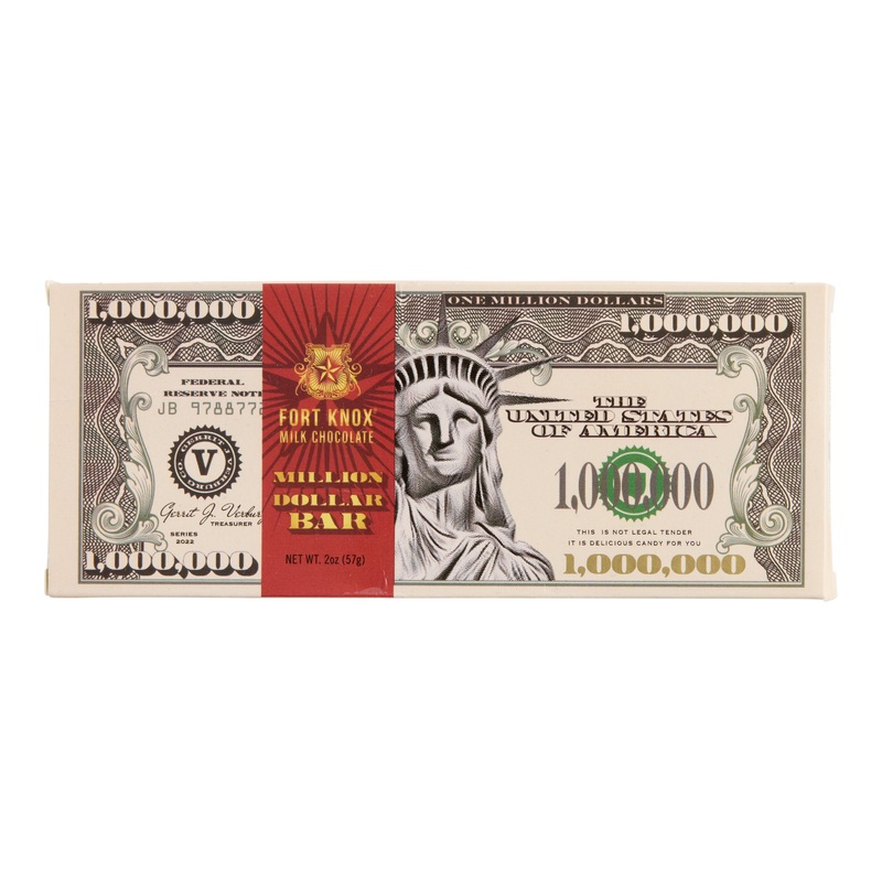 Fort Knox Million Dollar Milk Chocolate Bar