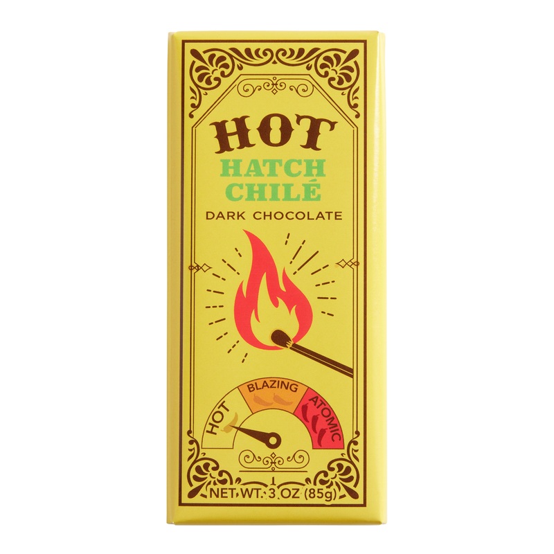 Hot Bars Hot Hatch Chile Dark Chocolate Bar