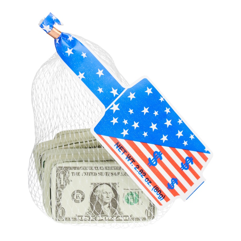 Laica Milk Chocolate US Bank Notes Mesh Bag