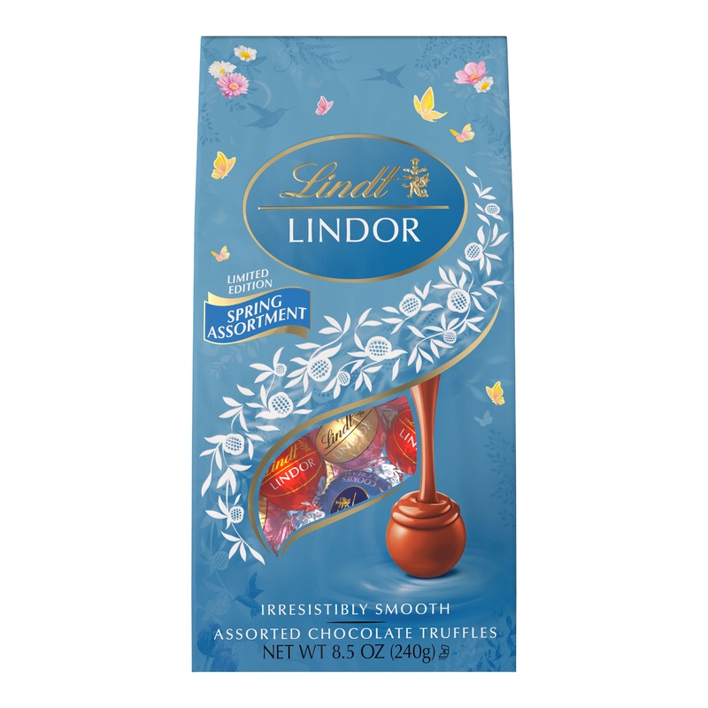 Lindt Lindor Spring Assortment Chocolate Truffles Bag