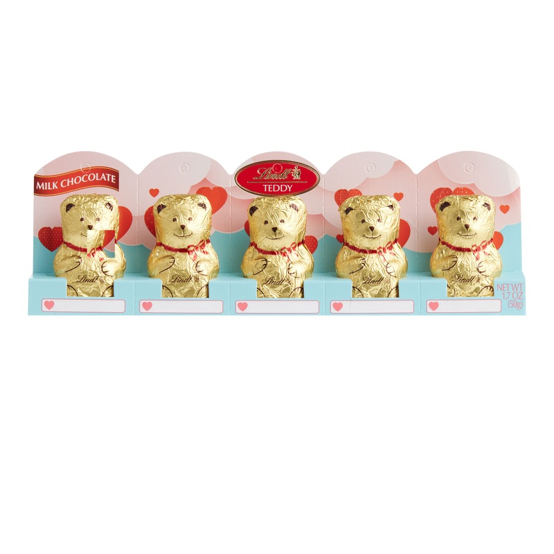 Lindt Mini Milk Chocolate Teddy Bears 5 Piece