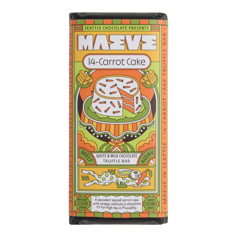 Maeve 14 Carrot Cake White and Milk Chocolate Truffle Bar
