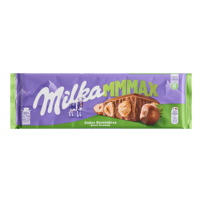 Milka MMMax Large Hazelnut Milk Chocolate Bar