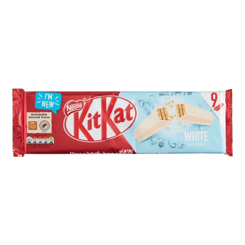Nestle Kit Kat White Chocolate Wafer Bars 9 Piece