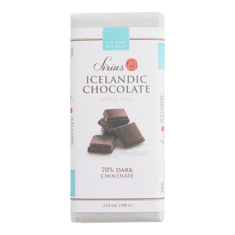 Noi Sirius Icelandic Sea Salt Dark Chocolate Bar