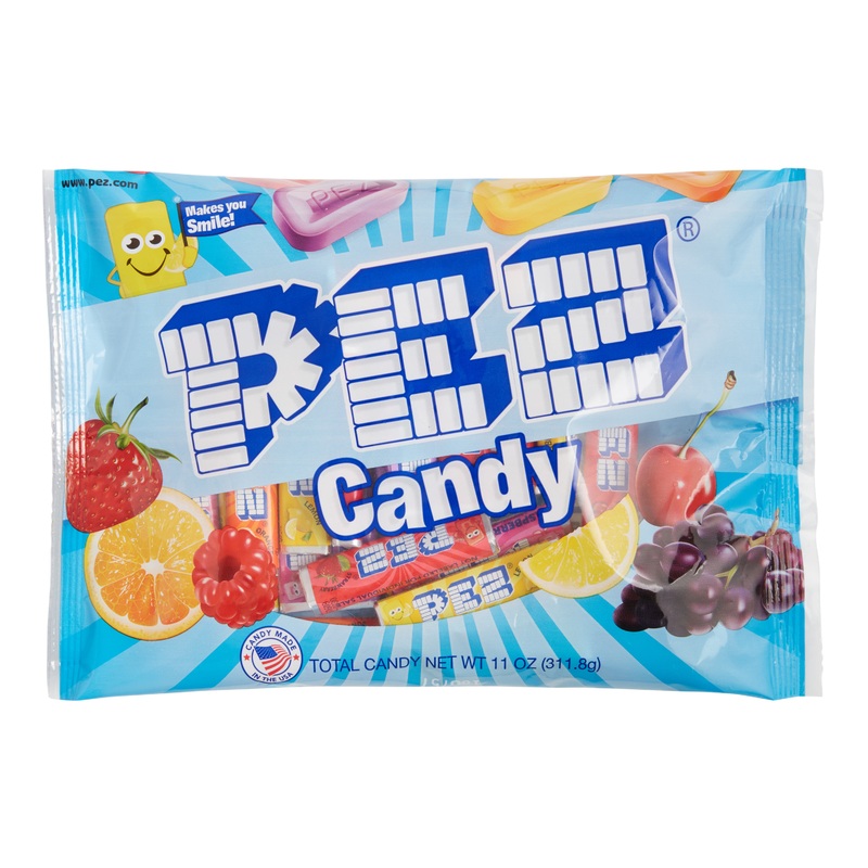 Pez Assorted Fruit Candy Refills Bag