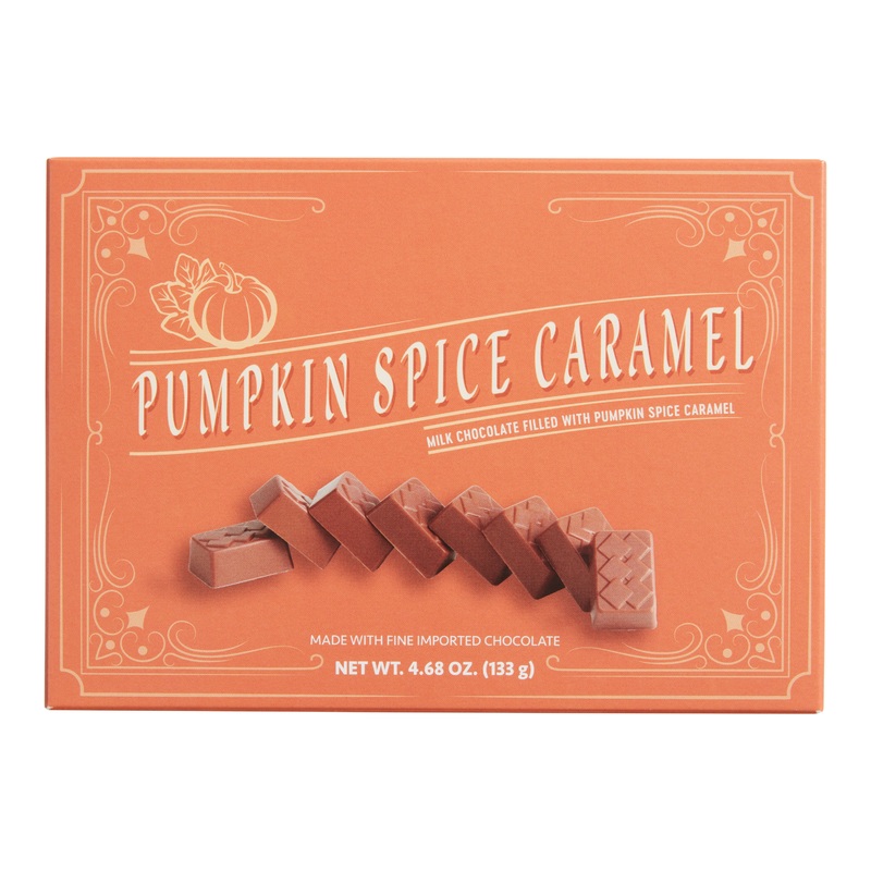 Pumpkin Spice Caramel Chocolates
