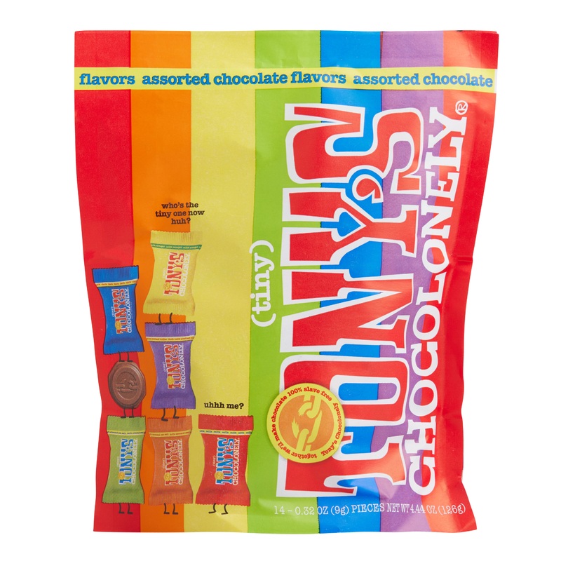 Tony’s Chocolonely Assorted Tiny Chocolates Bag