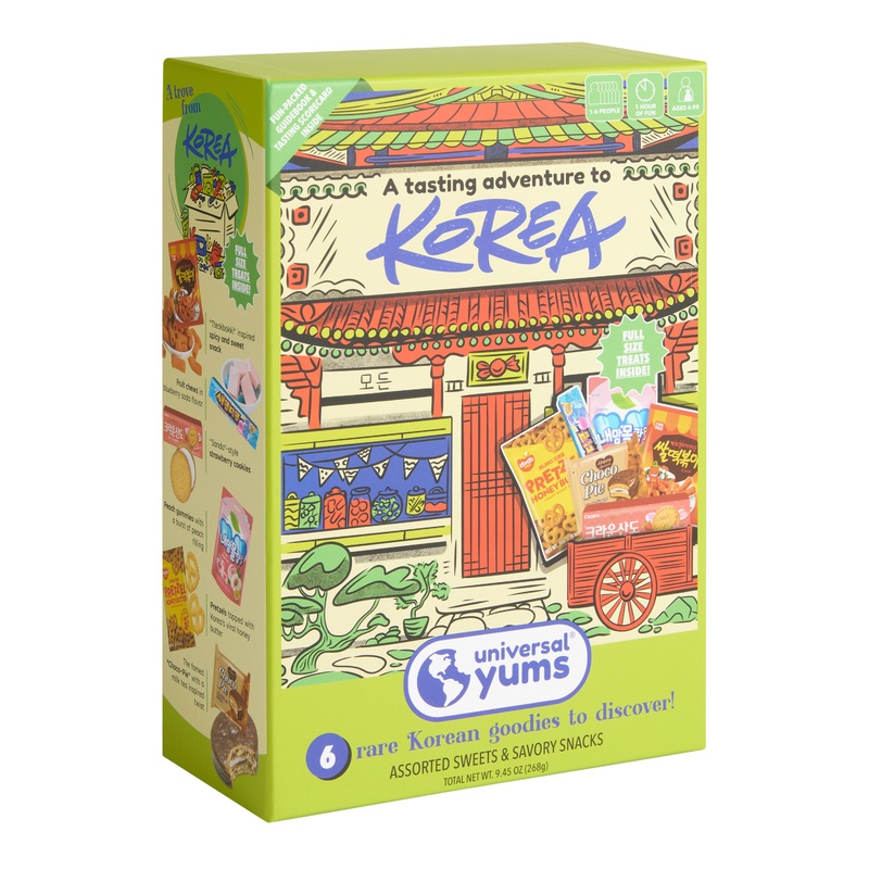 Universal Yums Tasting Adventure to Korea Sampler Box 6 Piece