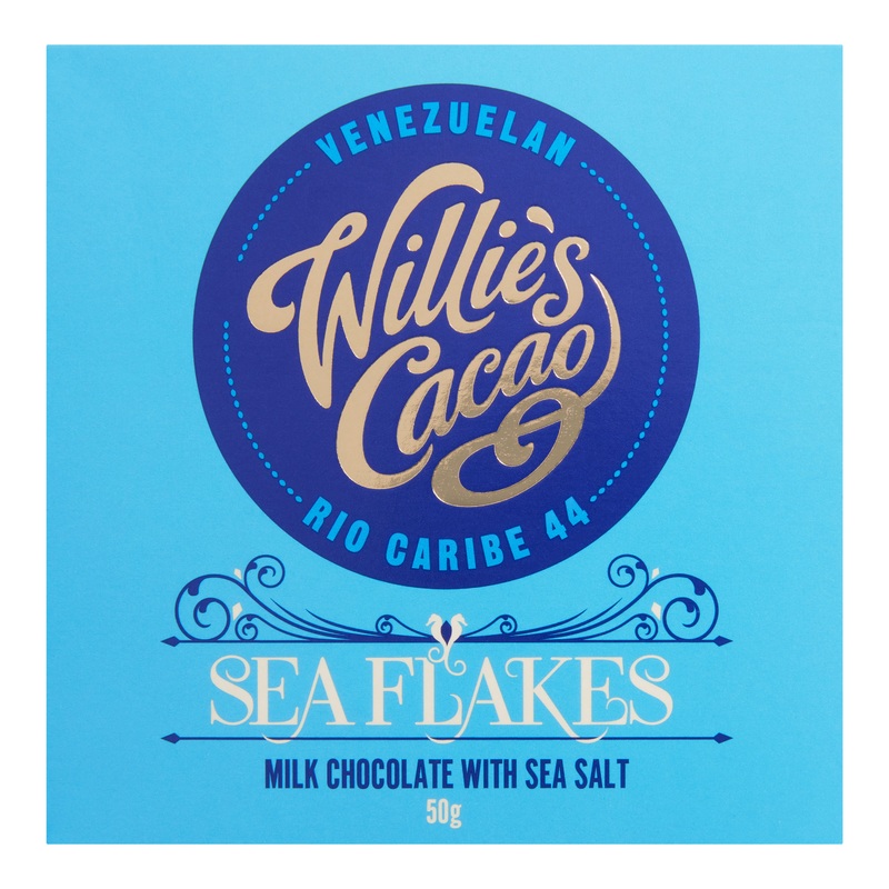 Willie’s Cacao Sea Flakes Milk Chocolate Bar