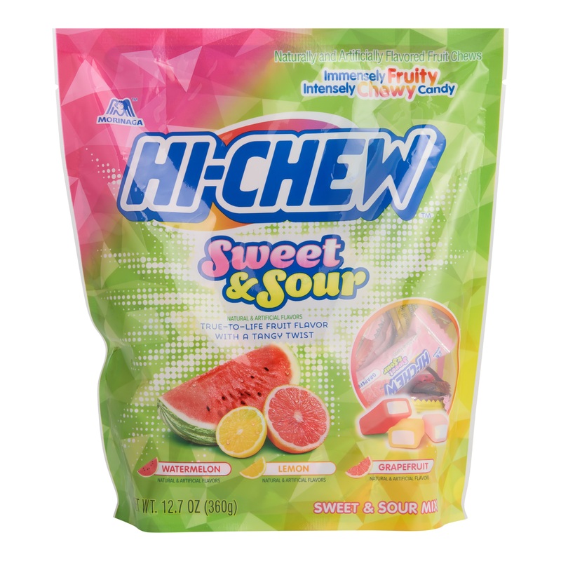 Hi-Chew Sweet & Sour Mix Chewy Candy Large Bag