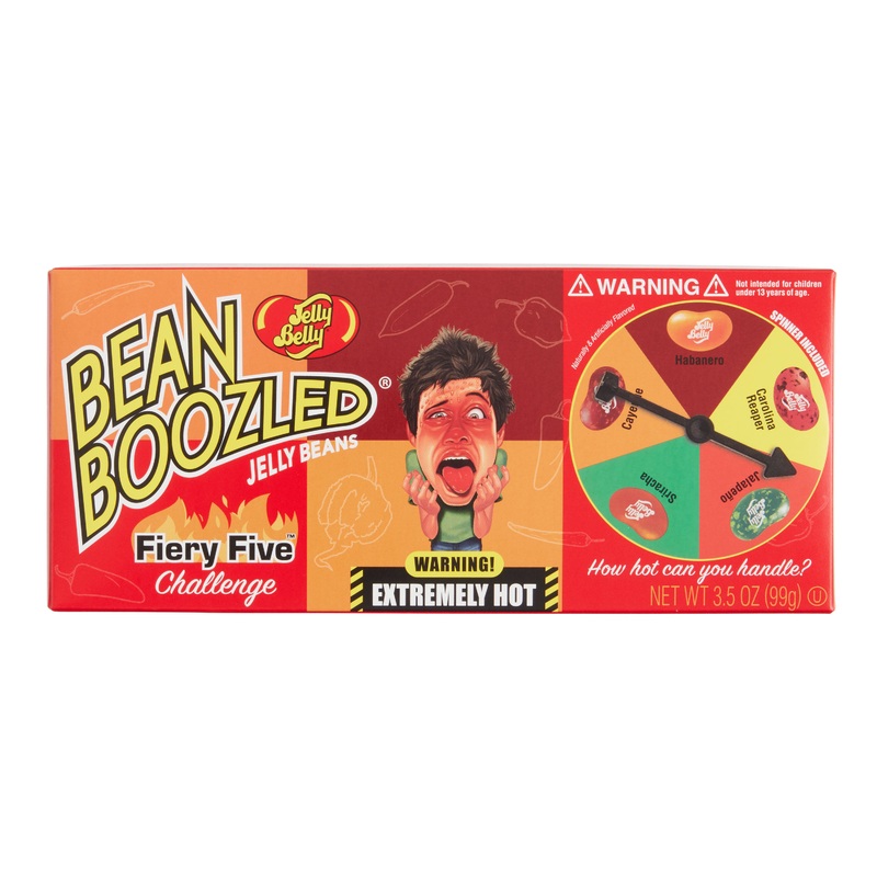 Jelly Belly Fiery Five Challenge BeanBoozled Game